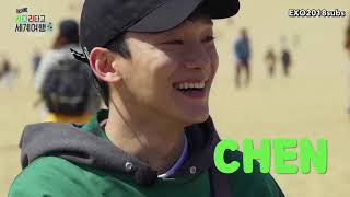 ENG SUB Travel the world on EXOs ladder CBX Version Teaser 3 [upl. by Ateinotna]