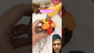 TANTE BAIK BUAT KUE CANTIK ⁉️ diy thanksgiving handmade turkishcake crochet turkeye [upl. by Llerroj]