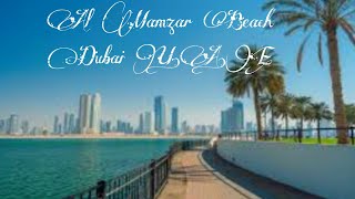 Al Mamzar Beach Dubai Facing Sharjah UAE [upl. by Whitson]