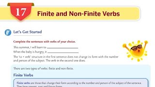 Finite and NonFinite Verbs  Ch17  Part01  Class7  Collins English grammar and composition [upl. by Warring]