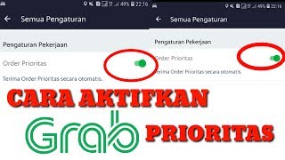 CARA AKTIFKAN GRAB PRIORITAS [upl. by Kurland]