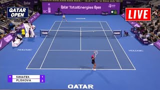 Iga Swiatek vs Karolina Pliskova Live Streaming  Qatar Open 2024 Doha  Swiatek vs Pliskova Live [upl. by Seroled]