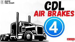 CDL Air Brake Vehicles Quick Prep Test Video 4 70 Questions with Illustrated Answers  Pass CDL [upl. by Brandtr568]