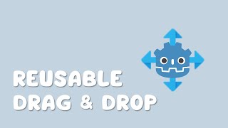 How to create a reusable drag and drop component Godot Tutorial [upl. by Schlicher]