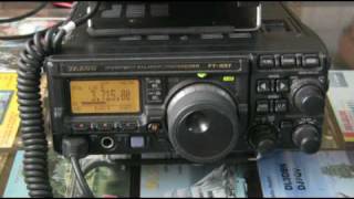 Yaesu FT897  FT857 Review [upl. by Annawahs697]