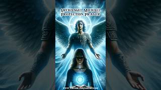 Archangel Michael Powerful Protection Prayer 💙 archangelmichael shorts protection [upl. by Idham732]