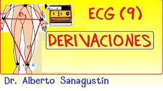 Electrocardiograma 9 DERIVACIONES de miembros y precordiales [upl. by Keviv]