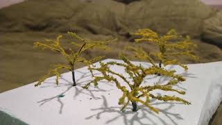 I Made Custom Wire Palo Verde Trees in N Scale [upl. by Hilten499]