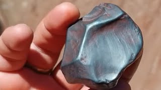 This is what carbonado black diamonds look like [upl. by Orlanta]