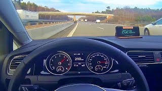 VW Golf 10 TSI 115HP Acceleration 0200 Top Speed Test [upl. by Butch]