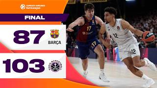 TJ Shorts PERFECT night  FC Barcelona  Paris Basketball  BASKETBALL HIGHLIGHTS R10 202425 [upl. by Ardnekahs]