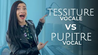 La TESSITURE vocale VS le PUPITRE vocal c’est quoi la différence [upl. by Anihc]