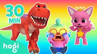 🦖 BEST SONGS of the MONTH｜Dinosaurs for Kids｜Jingle Play｜Happy Dinosaur Day｜Hogi Colors [upl. by Esiuol]