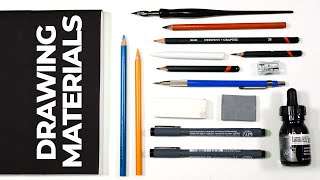 10 Essential Drawing Materials for SERIOUS Beginners [upl. by Beutner]