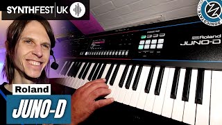 SynthfestUK 24 Roland Unveils new JunoD Series with ZenCore Sound [upl. by Abbey274]