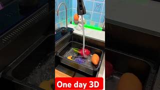 Kitchen sink with vegetables home decoration bathroom decorationviralvideo shorts foryou [upl. by Cyrille]