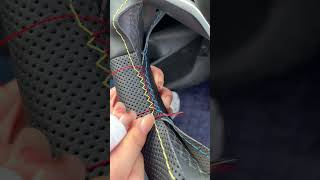 diy sewing thread automobile wheelcoveroem diy short steeringwheelcover steeringwheeldiy [upl. by Gennaro]