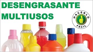 Desengrasante Multiusos  Cómo Hacer Un Desengrasante Concentrado Casero  Hacerlo fácil [upl. by Campy]