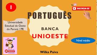 Questões de Português da banca UNIOESTE 1 [upl. by Arnst793]