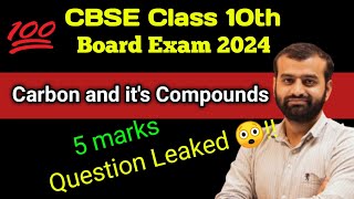 Properties of Ethanoic AcidClass 10  Carbon and its Compound  Board Exam 2024 10thboardexam2024 [upl. by Arries]