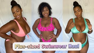 Plus Size Swimwear Haul ftBoohoo and Aeire TRYON [upl. by Freeman]