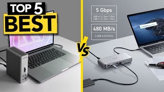 TOP 5 Best Laptop Docking Station  2024 Buyers Guide [upl. by Assilat]