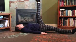 Supine Hip Flexor Exercises [upl. by Eenet]