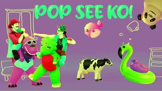 Pop See Ko by Koo Koo  Just Dance Fanmade IggyPancakes Season 1 Kids Party [upl. by Buke474]