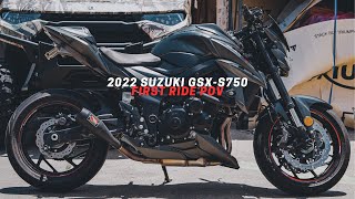 2022 Suzuki GSXS750  First Ride POV [upl. by Enida]