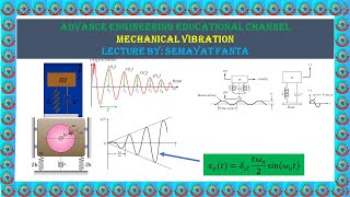 Mechanical Vibration lecture 7 Harmonically excited SDOF system Vibration 1 [upl. by Brownley]