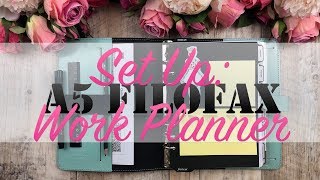 My Work Original A5 Filofax 2019 Set Up [upl. by Amehsat]