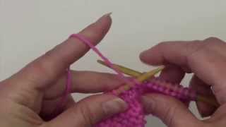 Learn to Knit Continental Style  Tutorial  Knitting Blooms [upl. by Esylle]