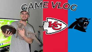 NFL Game Chiefs vs Panthers Vlog Zuhause [upl. by Danyelle]