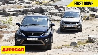 Tata Hexa  First Drive  Autocar India [upl. by Bollay]