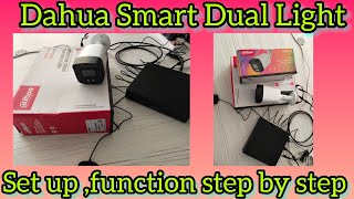 Dahua Smart Dual Illuminator camera setup step by step  Dahua Smart dual light camera [upl. by Ynohtnael52]