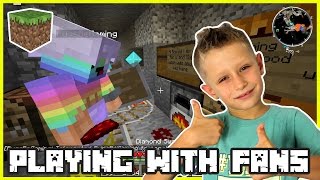 Playing With Fans  Minecraft [upl. by Niwre]