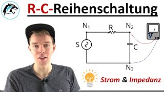 RCReihenschaltung berechnen Zeigerdiagramm  Elektrotechnik [upl. by Karly]