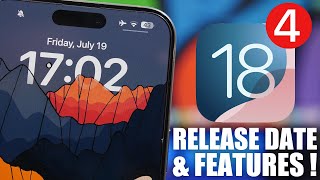 iOS 18 Beta 4  Confirmed Release Date amp New Features [upl. by Alurd]