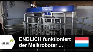 DeLaval Melkroboter ENDLICH funktioniert der Melkroboter bei Jo delaval melkroboter [upl. by Alcinia]