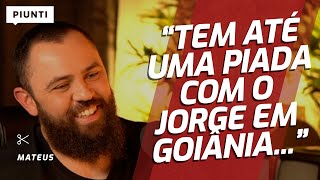 POR QUE O JORGE PARTIICPA DE TANTOS DVDS SOZINHO  Piunti entrevista Mateus [upl. by Atsilac]