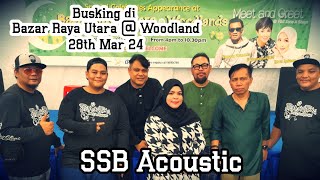 Lagu Lagu Raya  SSB Acoustic Busking di Bazar Raya Utara [upl. by Arella]