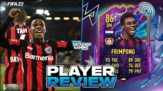 THE 352 PLAYERS DREAM 🔥 86 Future Stars Jeremie Frimpong Player Review  FIFA 22 Ultimate Team [upl. by Otreblide]