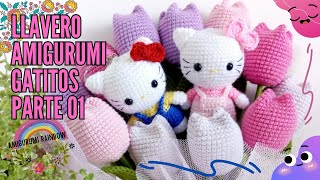 🐱 Llavero Hello Kitty Crochet 🐱 Pte01 [upl. by Nnyrat129]