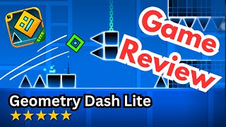 Game Review Geometry Dash Lite [upl. by Wilt633]