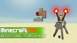 Tutorial Super Easy Redstone Torch Key  Compact amp Cheap  Minecraft [upl. by Alwyn]