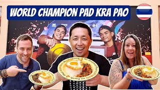 BEST Pad Kra Pao in the WORLD w TheDufresnes 🇹🇭 Best Thai Street Food in Bangkok [upl. by Mayram]