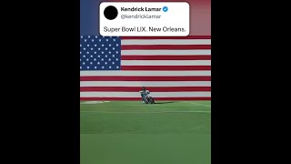 Kendrick Lamar is headlining the Super Bowl LIX Halftime Show 🔥 via kendricklamarIG shorts [upl. by Perreault159]