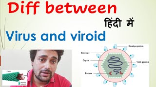 Virus or viroids differences explained in hindi [upl. by Pantheas]