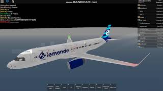 Flight at LeMonde Airlines in Berlin International Airport [upl. by Cooperman699]