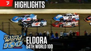 54th Annual World 100 at Eldora Speedway 9724  Highlights [upl. by Semela]